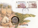 294 – Linda Peça de Coleção Numismática e Filatelia -  Envelope Temático,  Selado com carimbo Comemorativo + Moeda.