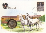 329 – Linda Peça de Coleção Numismática e Filatelia -  Envelope Temático,  Selado com carimbo Comemorativo + Moeda.