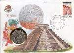 356 – Linda Peça de Coleção Numismática e Filatelia -  Envelope Temático,  Selado com carimbo Comemorativo + Moeda.