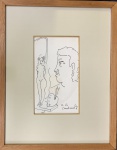 Emiliano DI CAVALCANTI (1897-1976) - nanquim s/ papel, medindo: 12 cm x 20 cm e 31 cm x 39 cm 
