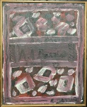 Artur BARRIO (1945) - óleo s/ madeira, medindo: 40 cm x 49 cm