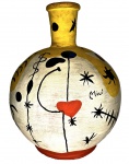 Joan MIRO (Attrib.) (1893-1983) - Espetacular e grandioso vaso em cerâmica pintado, medindo: 45 cm alt (todas as obras estrangeiras são atribuídas automaticamente)