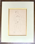 Carlos LEÃO (1906-1982) - COLEÇÃO desenhos, estudos, grafite s/ papel, sem assinatura, medindo: 19 cm x 29 cm e 38 cm x 48 cm (PERTENCEU A COLEÇÃO PARTICULAR DO RIO DE JANEIRO, FAMÍLIA NIEMEYER)