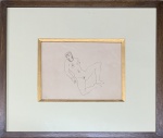 Carlos LEÃO (1906-1982) - COLEÇÃO desenhos, estudos, grafite s/ papel, sem assinatura, medindo: 20 cm x 15 cm e 39 cm x 33 cm (PERTENCEU A COLEÇÃO PARTICULAR DO RIO DE JANEIRO, FAMÍLIA NIEMEYER)