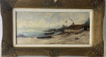 Giovanni CASTAGNETO (1851-1900)(atribuído) - óleo s/ madeira, medindo: 49 cm x 22 cm e 62 cm x 36 cm 