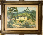 Haydéa SANTIAGO (1896-1980) - óleo s/ eucatex, medindo: 41 cm x 30 cm e 62 cm x 52 cm