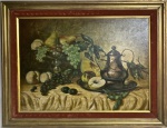 Pedro ALEXANDRINO (1864-1942) - óleo s/ madeira, medindo: 78 cm x 56 cm e 97 cm x 75 cm (COLEÇÃO PARTICULAR  DO RIO DE JANEIRO, ACOMPANHA TRANSFERENCIA DE PROPRIEDADE)