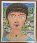 LOUSADA - óleo s/ madeira, medindo: 61 cm x 52 cm