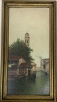 Antonio FERRIGNO (1863-1940) - óleo s/ tela, medindo; 63 cm x 29 cm e 74 cm x 40 cm