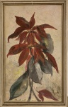 Roberto BURLE MARX (1909-1994) - óleo s/ tela, tema Botânica, medindo: 32 cm x 53 cm e 38 cm x 59 cm