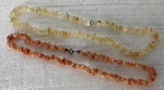 Bijuteria fina - par de colares, medindo: 40 cm aberto.