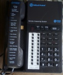 Telefone  Bellsouth modelo 1344 D, não testado com marcas do  tempo.