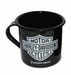 Caneca em metal Agatha da Harley Davidson. Capacidade 400 ml, sem uso e na embalagem original.