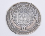 Moeda 960 Reis do ano de 1820 em prata ( encastoada). ( Por questão de segurança esse item não se encontra em nossa loja ).
