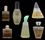 6 (Seis) Vidros antigos de Perfumes Franceses. Diversos Modelos e Marcas.