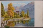 Cartão Postal impresso na Suíça, medindo 9 x 14 cm.