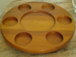 Base giratória para fundue -Diâmetro: 45 cm  - Lote sem disco superior.