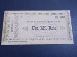 ANTIGA CÉDULA PARTICULAR NO VALOR DE 1.000 RÉIS, UTILIZADA PELA FALTA DE TROCO ( PERÍODO 1890 - 1930) , POR PEDRO JOSÉ MUNIZ  ( MATTA-VIADO ) , UNIFACE