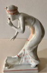 Estatueta em porcelana Rosenthal, encantadora de serpente, 19,5 cm