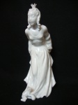Estatueta em porcelana, a pricesa e o sapo, Rosenthal, 21 cm