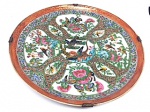 Prato em porcelana  Companhia das Índias, família verde, século XIX,  22 cm