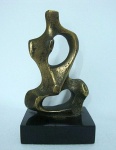 Escultura em bronze artista não identificado, 16 cm