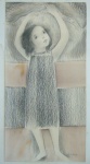 Alice Soares, pastel, emoldurado, 30x16 cm