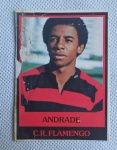 COLECIONISMO - Card Ping Pong n.º 286 - Jorge Luiz Andrade da Silva - Andrade - C.R. Flamengo. Perdas na Lateral.  No Estado.