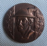 Medalha comemorativa do cinquentenário, Câmara de comércio e indústria Portuguesa do RJ, Bronze ano de 1912/1962
