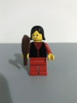 Lego figura com pente.