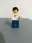 Lego figura com cabelo
