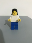 Lego figura com cabelo