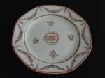 Prato de parede em porcelana . Diâmetro  23 cm.