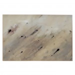 Ducet,"Abstração". Pintura sobre papel. Assinado no verso e datado 1963. 9 x 13 cm.
