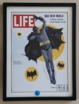 BATMAN - LIFE - poster emoldurado - Homem Morcego - 28x20 cm