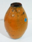 CLARA COELHO - floreira em cerâmica vitrificada assinada ao fundo - 21 cm