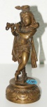 ESCULTURA - indiana em bronze de Deusa  - 16 cm