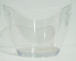 CHAMPAGNEIRA - em acrilico transparente 6,5 litros (nova) - 26 cm