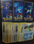 55 CARDS POKEMON - cartão, 5 x 7 centímetros, sem uso.