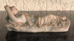 Miniatura de estatueta "ARIADNE" (Grega) - resinada, patinada, medindo 12 centímetros de altura.