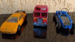 Trio diecast miniaturas MATCHBOX 1998 - Hotweels 2001 - Matchbox 1981, usados - conforme imagens.
