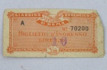 Antigo ingresso do Zoológico de Roma - Itália.