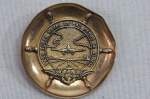 Antigo Broche da Base Aérea Naval de São Pedro da Aldeira. Mede 04 cm de diâmetro.