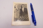 Antiga fotografia do Presidente Getúlio Vargas e do senhor Emidio Figueiredo Bonorino, com dedicatória datada de 1951.