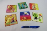 Lote com 06 Bolachas Cenas Espanholas Engraçadas - Suporte Porta Copos sem uso - Bebida