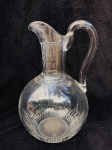 Antigo decanter em cristal Bacaratt francês Séc. XIX. Aprox. 21 cm de altura