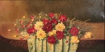 Costa Jr. - Grande e reconhecido pintor de natureza morta. Excelente quadro. Muito decorativo e lindamente emoldurado. Ost 60 x 120 cm.