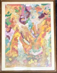 Yolanda MOHALYI (1909-1978) - óleo s/ cartão, medindo: 67 cm x 50 cm