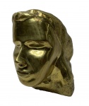 ORESTES CHECCACCI- Magnifica escultura de bronze medindo 22 cm alt.