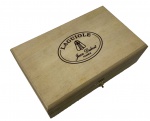 LAGUIOLE Jean Dubost France - rara caixa contendo abridor de ostra, acompanhando faca.